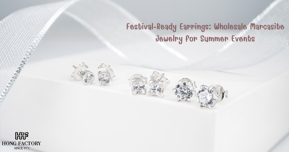 Festival-Ready Earrings: Wholesale Marcasite Jewelry for Summer Events