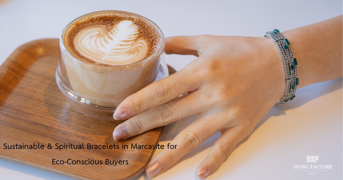 Sustainable & Spiritual Bracelets in Marcasite for Eco-Conscious Buyers