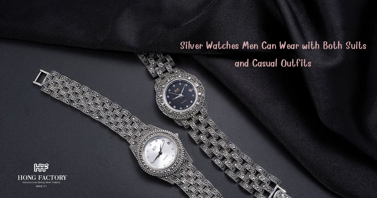 Silver Watches Men Can Wear with Both Suits and Casual Outfits