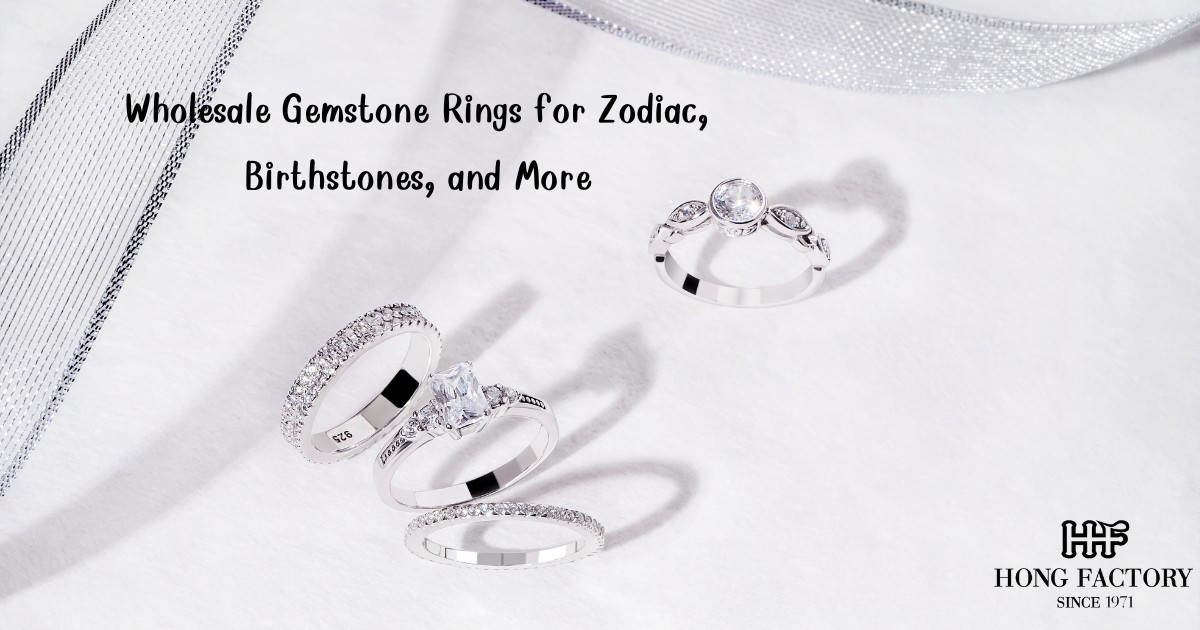 Wholesale Gemstone Rings for Zodiac, Birthstones, and More
