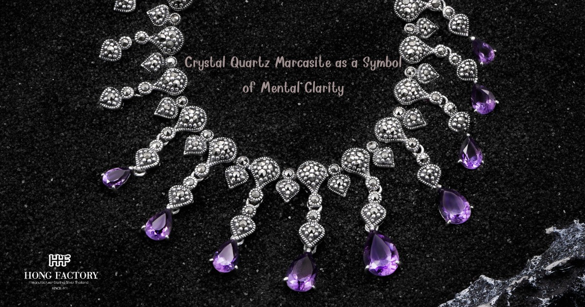 Crystal Quartz Marcasite as a Symbol of Mental Clarity