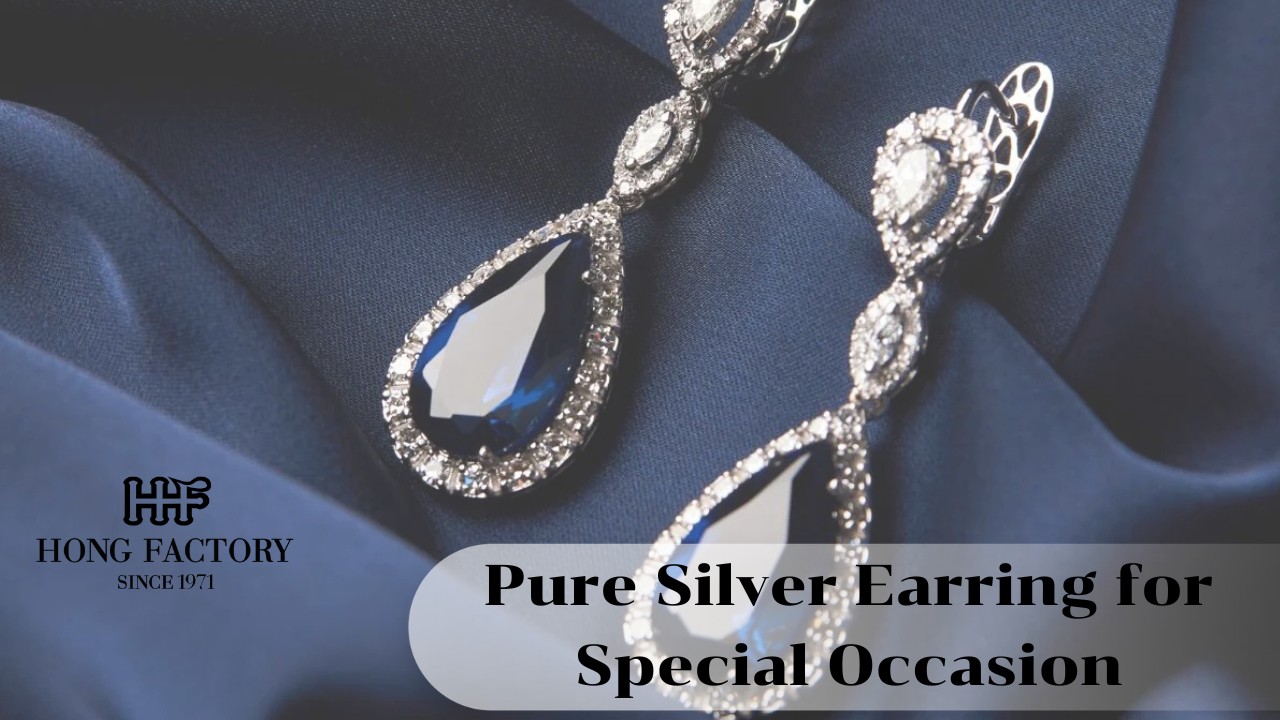 Pure Silver Earring for Special Occasion
