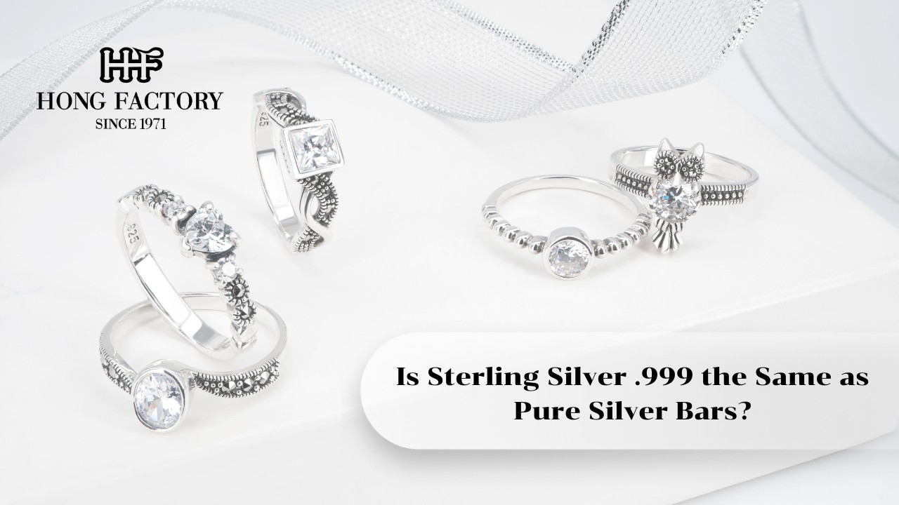 Is Sterling Silver .999 the Same as Pure Silver Bars?