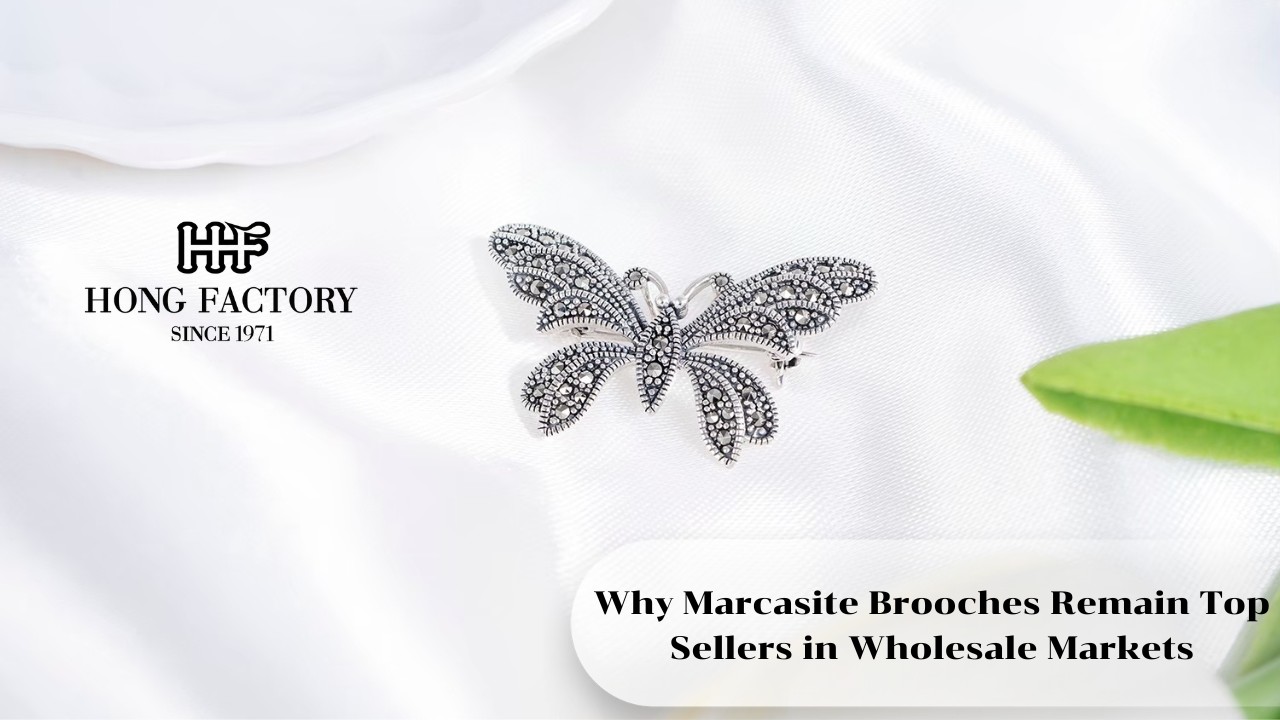 Why Marcasite Brooches Remain Top Sellers in Wholesale Markets