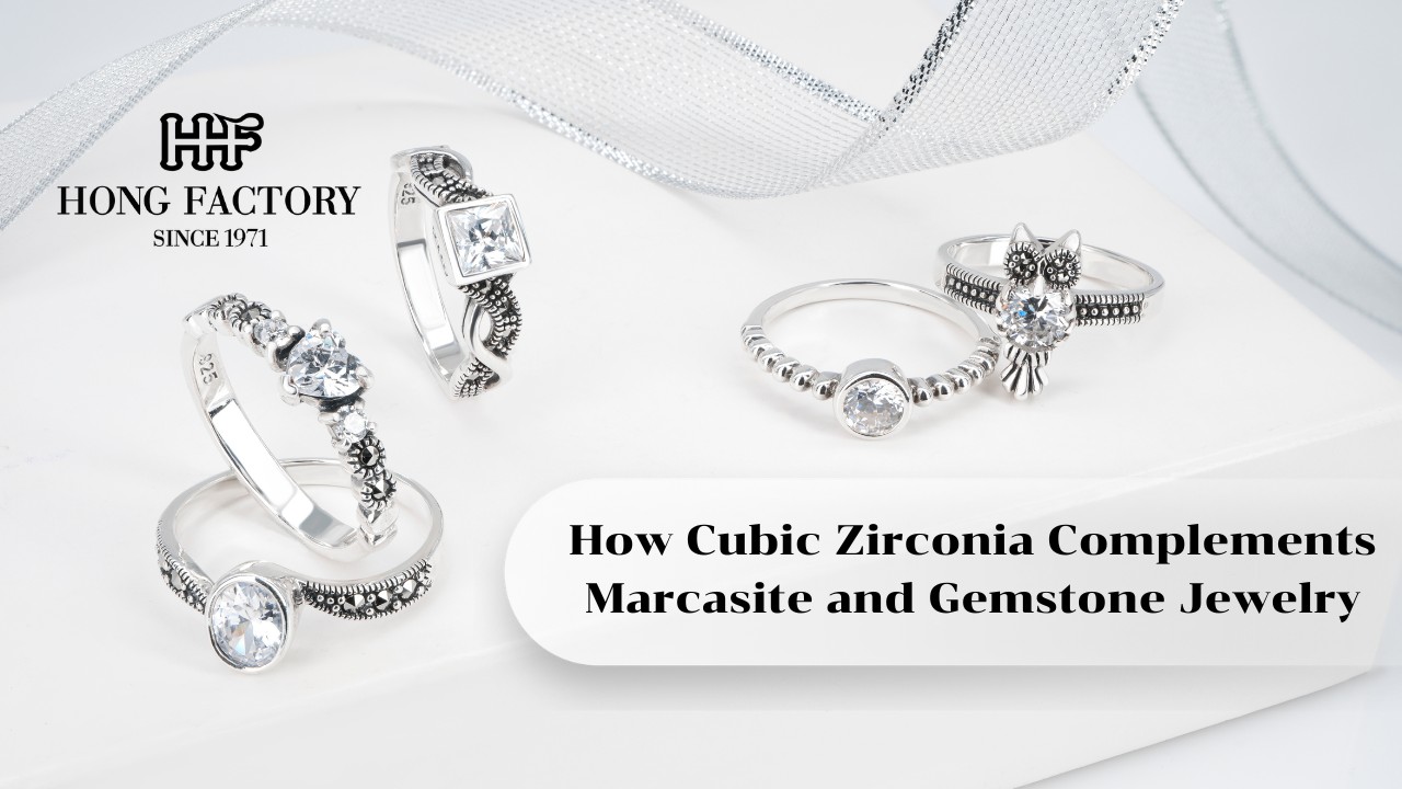 How Cubic Zirconia Complements Marcasite and Gemstone Jewelry