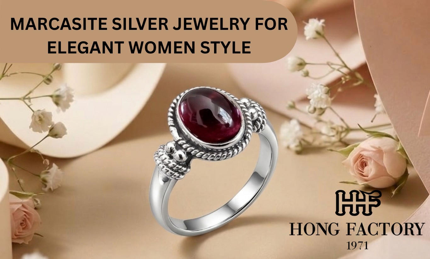 Marcasite Silver Jewelry for Elegant Women Style