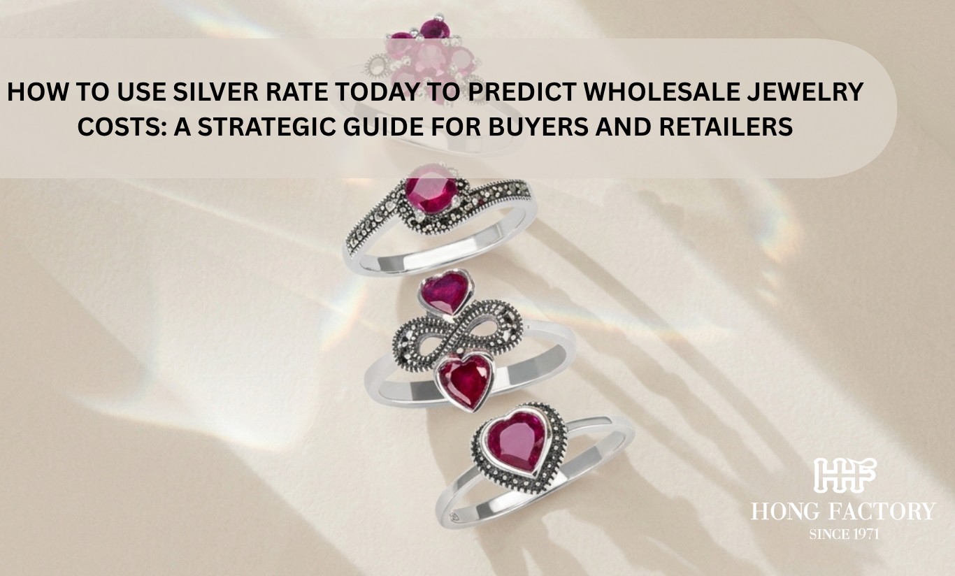 How to Use Silver Rate Today to Predict Wholesale Jewelry Costs: A Strategic Guide for Buyers and Retailers