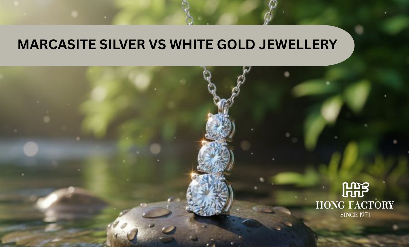 Marcasite Silver vs White Gold Jewellery