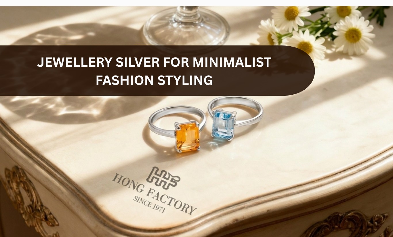 JEWELLERY SILVER FOR MINIMALIST FASHION STYLING
