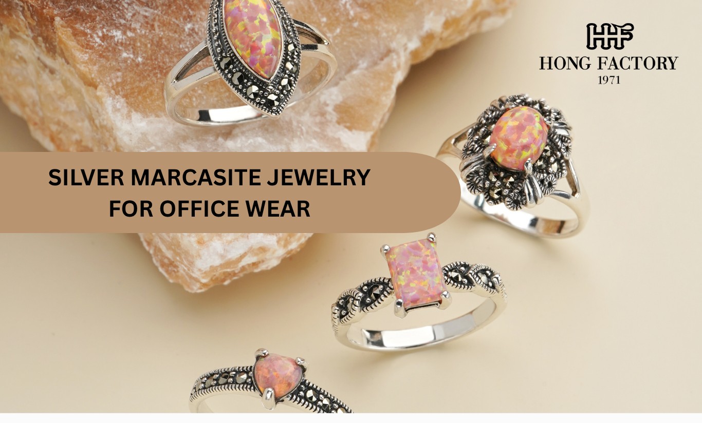 Silver Marcasite Jewelry for Office Wear