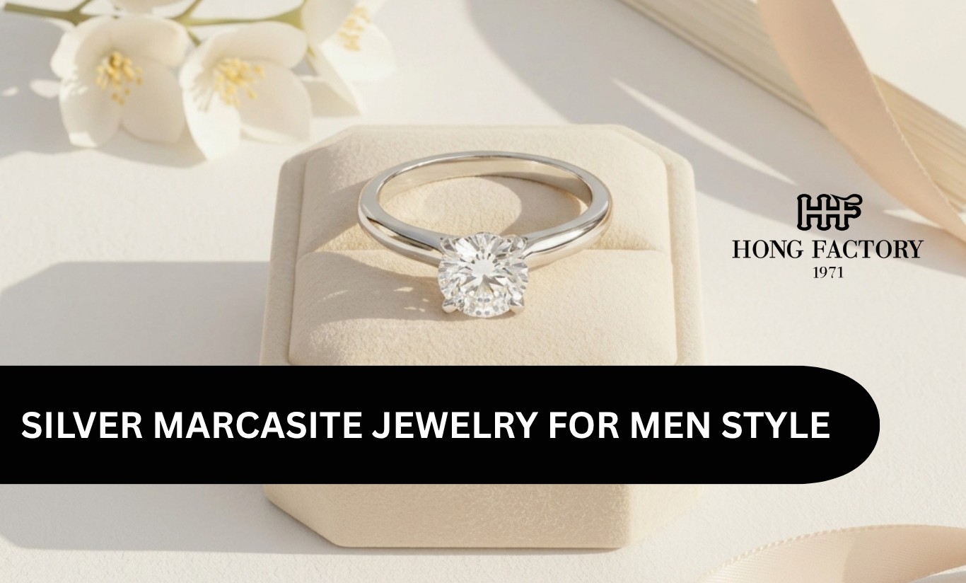 Silver Marcasite Jewelry for Men Style