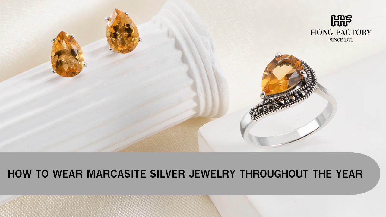 How to Wear Marcasite Silver Jewelry Throughout the Year